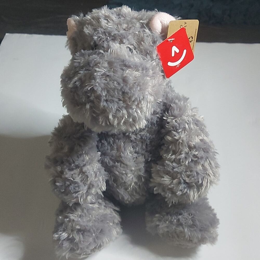 Aurora Gray Hippo Plush Stuffed Animal NEW Toy Kidcore Christmas Gifts Holiday
